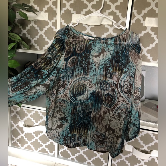 CJ Banks size 1x woman’s blouse - Picture 1 of 3